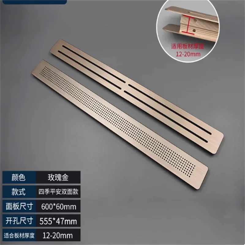 60mm Vent Grille Premium Wide  - Ventilation Grille Aluminum recension och pris