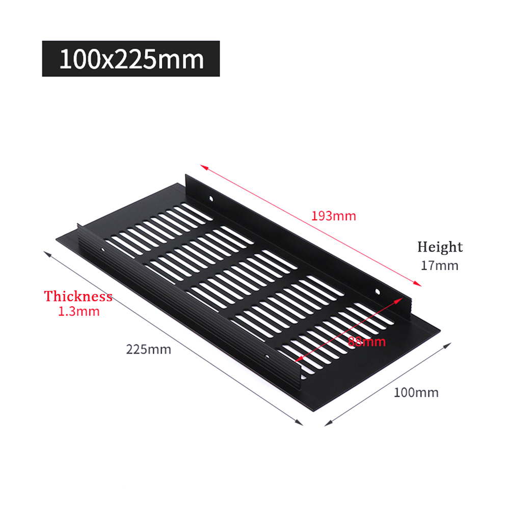 150/200/225/250/300/350/400mm  - Ventilation Grille Aluminum recension och pris