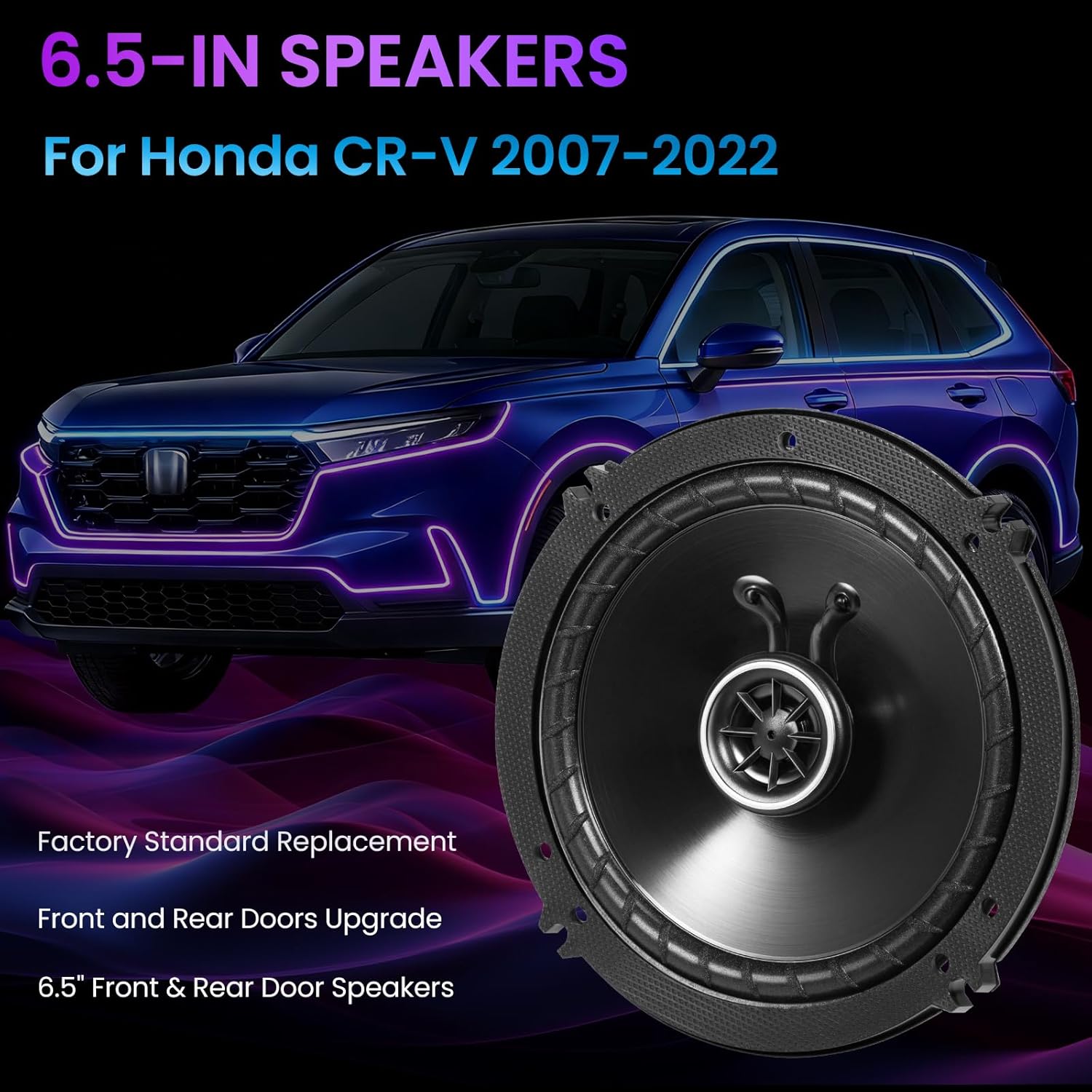 MX Front and Rear Door 6.5 Spe - Speaker Kit recension och pris