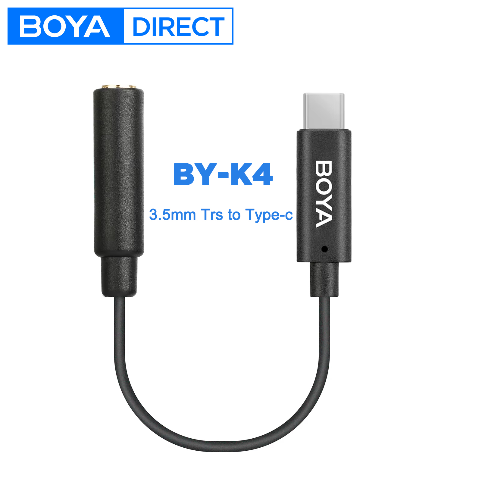 BOYA BY-K4 6cm 3.5mm TRS Femal - Trs Cable recension och pris