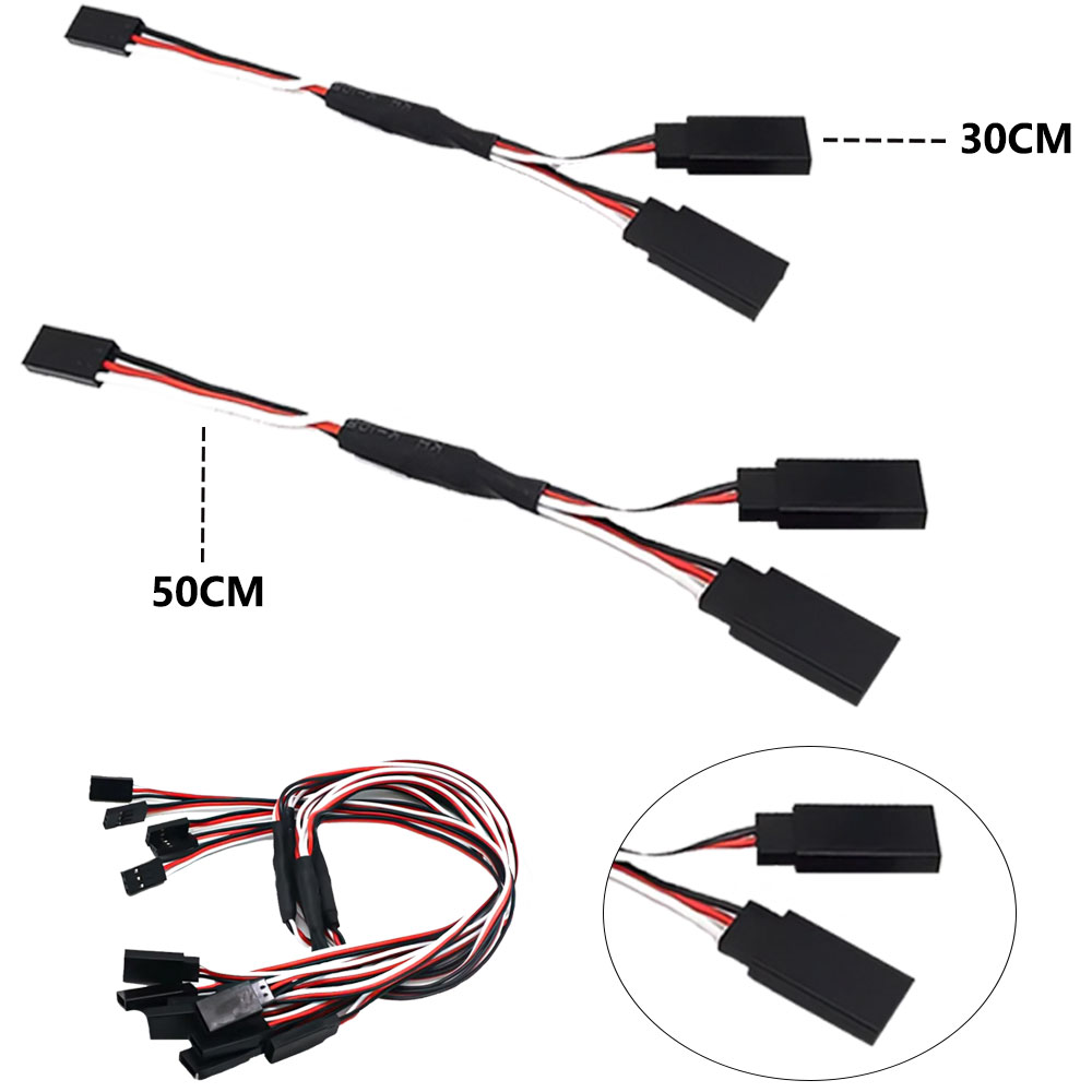 5/8/10pcs RC Servo Y Extension - Rca Cable recension och pris