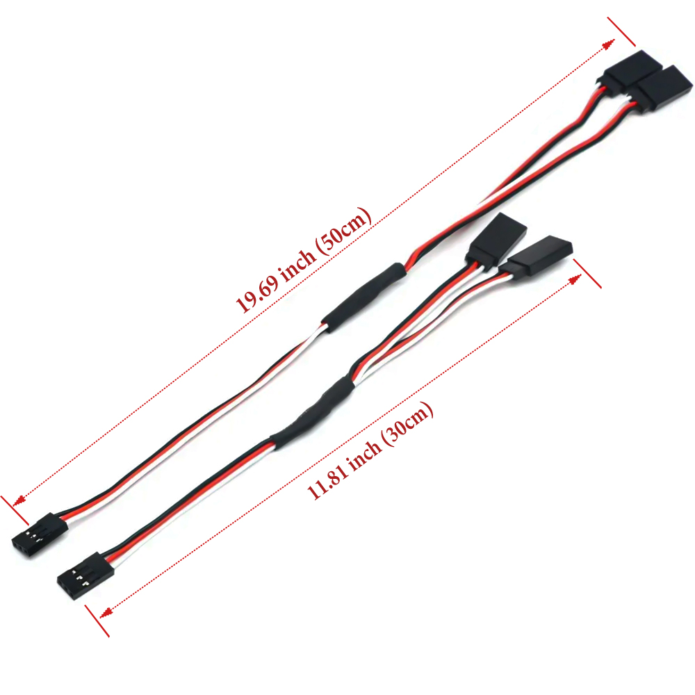 5/8/10pcs RC Servo Y Extension - Rca Cable recension och pris