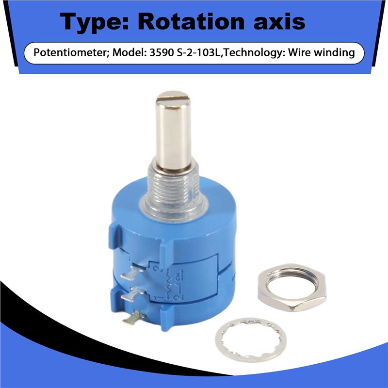 M01K 3590S-2-103L 10K Ohm 10-T - Potentiometer 10K recension och pris