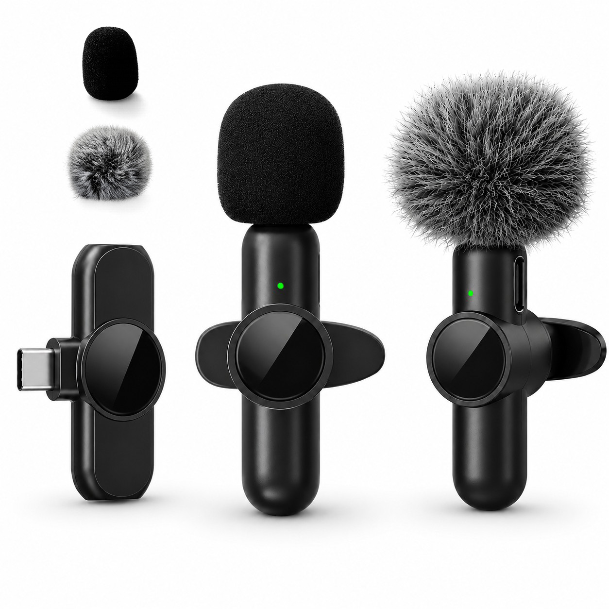 Wireless Lapel Microphone, Noi - Condenser Microphone Kit recension och pris