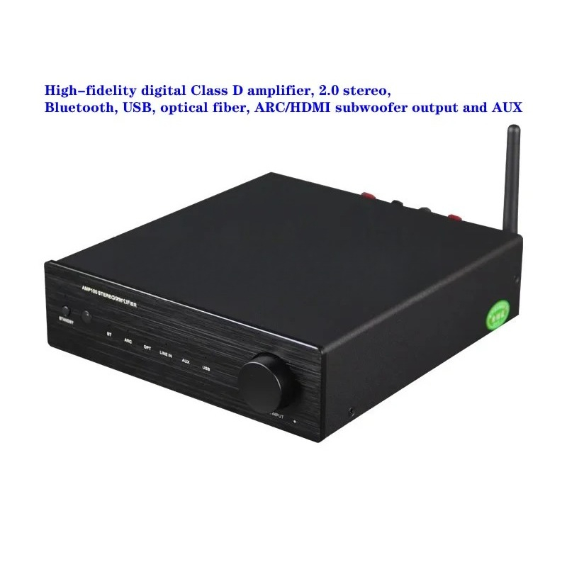 2*50W Class D Digital Amplifie - Class D Amplifier recension och pris