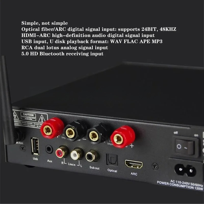 2*50W Class D Digital Amplifie - Class D Amplifier recension och pris