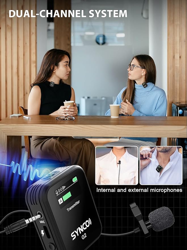 SYNCO Wireless Lavalier Microp - Condenser Microphone Kit recension och pris