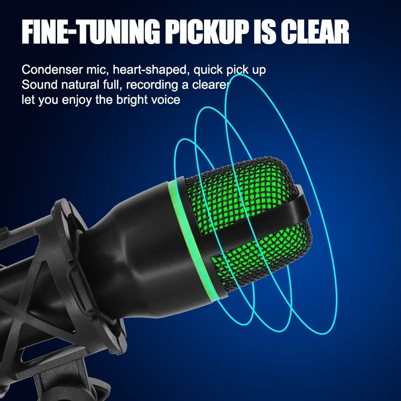 Professional USB Condenser Mic - Condenser Microphone Kit recension och pris