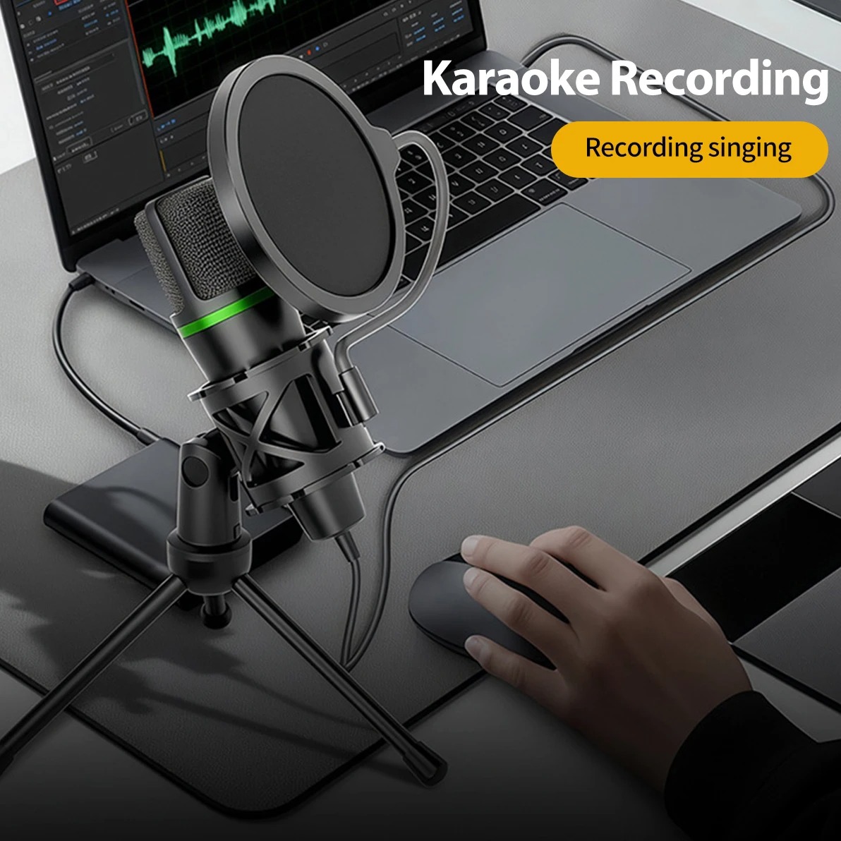 Professional USB Condenser Mic - Condenser Microphone Kit recension och pris