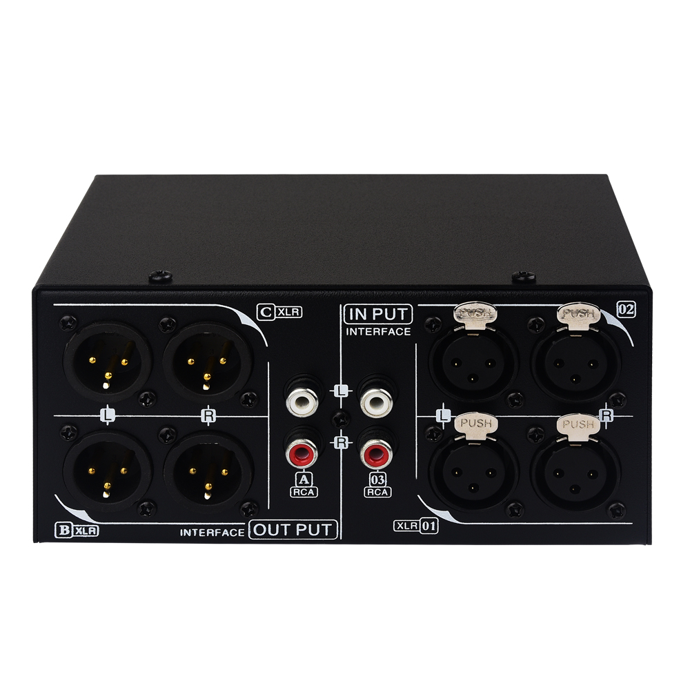 3 in 3 out fully balanced XLR  - Passive Preamp recension och pris