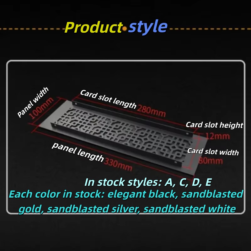 Premium Wide Square Rectangle  - Ventilation Grille Aluminum recension och pris
