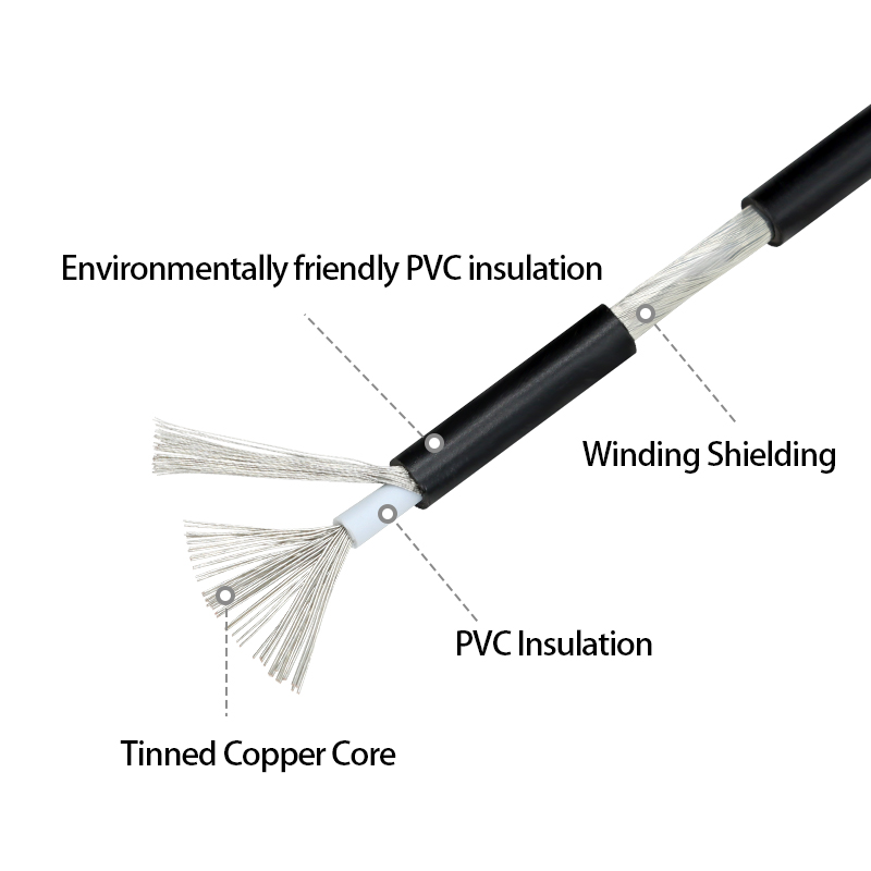 1~10M UL1185 PVC Shielded Wire - Audio Jumper Wire recension och pris