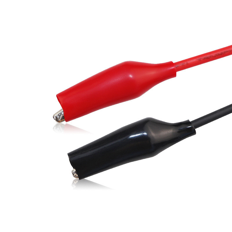 NEW 2PCS 1M Alligator Cilp to  - Banana Plug recension och pris