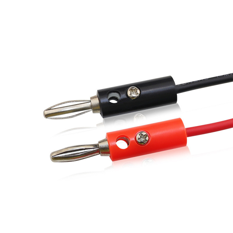 NEW 2PCS 1M Alligator Cilp to  - Banana Plug recension och pris