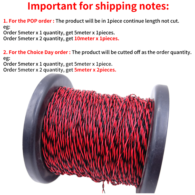 2M/10M 2pins PTFE Wire 30/26/2 - Audio Jumper Wire recension och pris