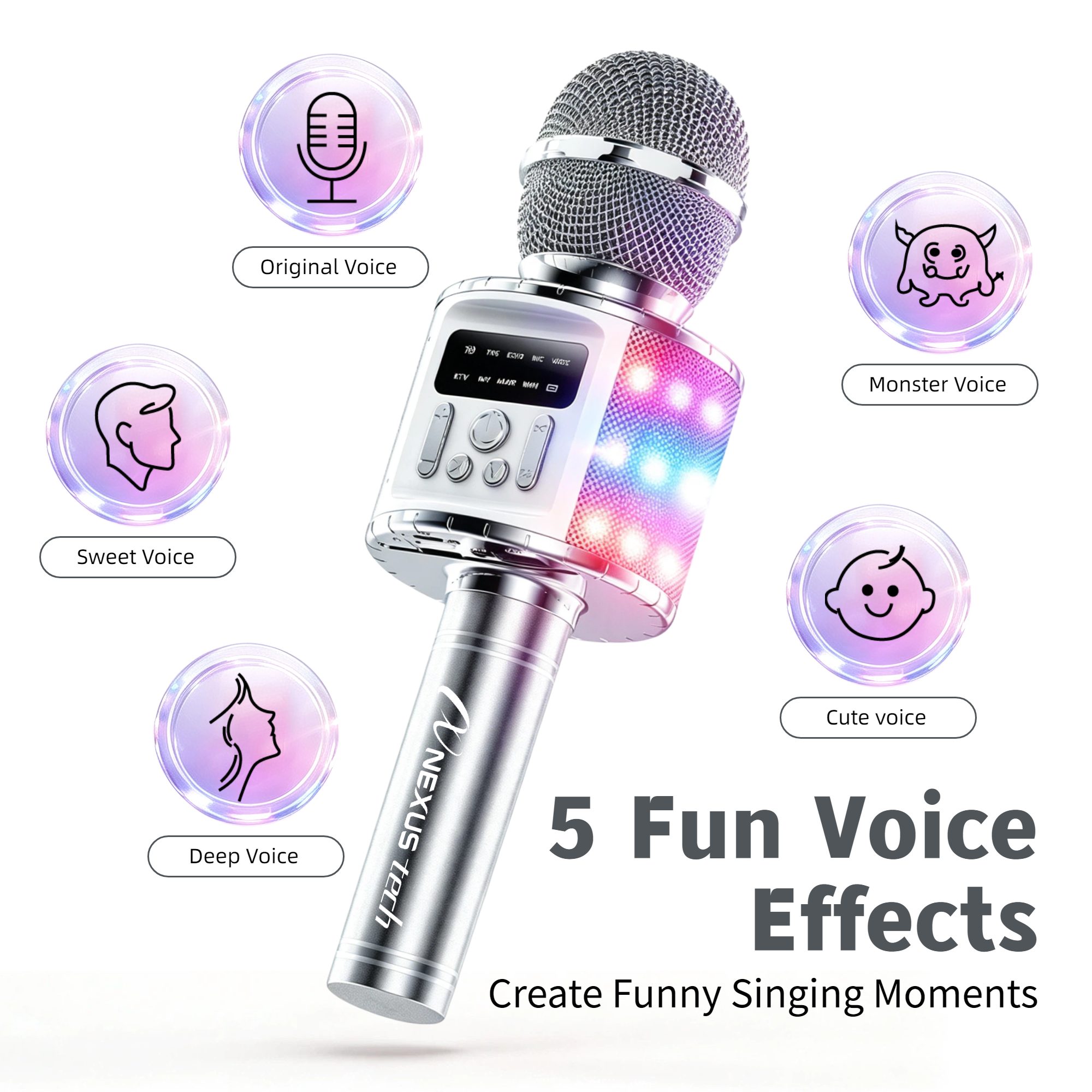 TWS Dual Wireless Karaoke Micr - Condenser Microphone Kit recension och pris