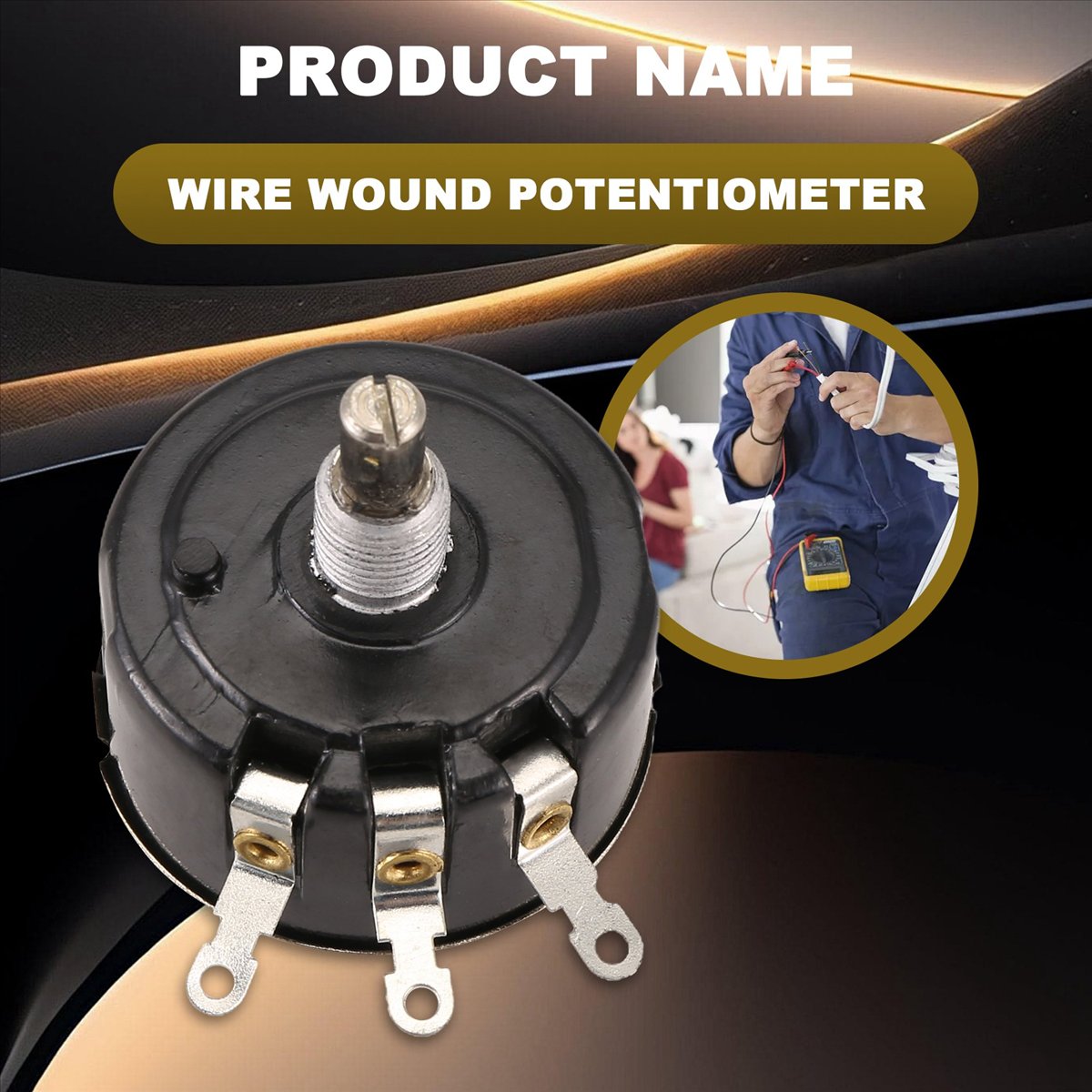 Fashion WX050 10K ohm 5W 6mm R - Potentiometer 10K recension och pris
