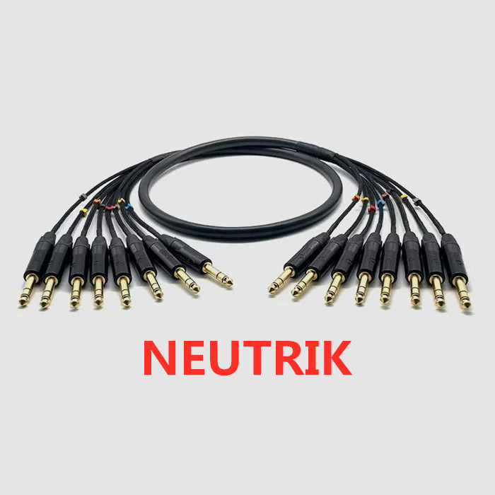1 meter 11 NEUTRIK 6.35mm TRS  - Trs Cable recension och pris