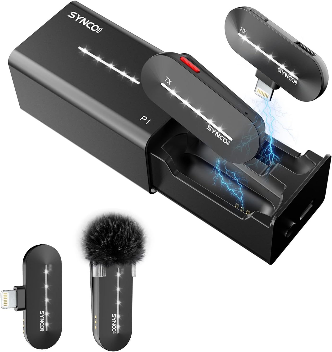 SYNCO Wireless Lavalier Microp - Condenser Microphone Kit recension och pris