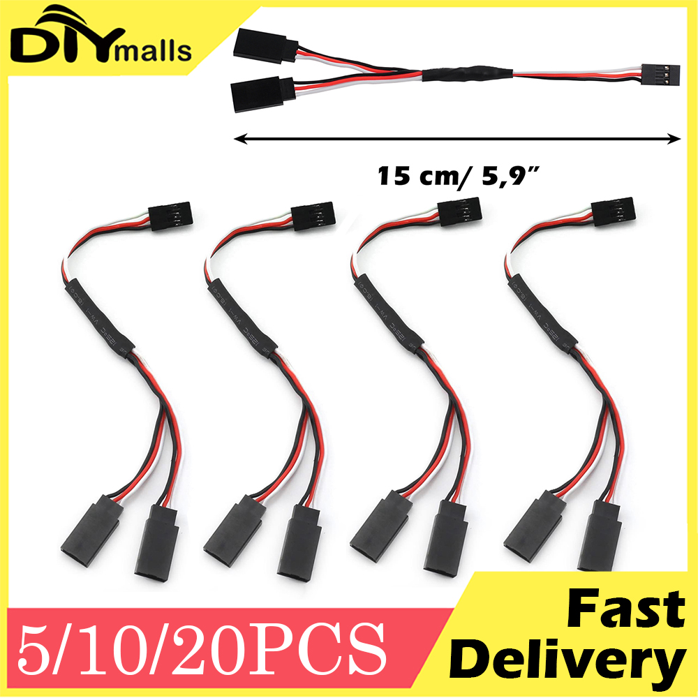 5/10/20PCS 150mm Y Style JR Ca - Rca Cable recension och pris