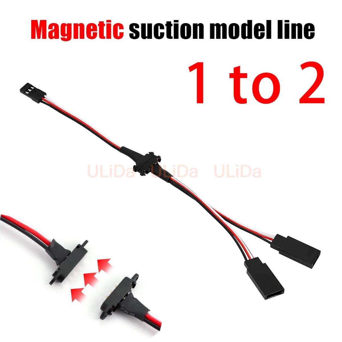 3-Pin Magnetic Snap-on 1 to 2  - Rca Cable recension och pris